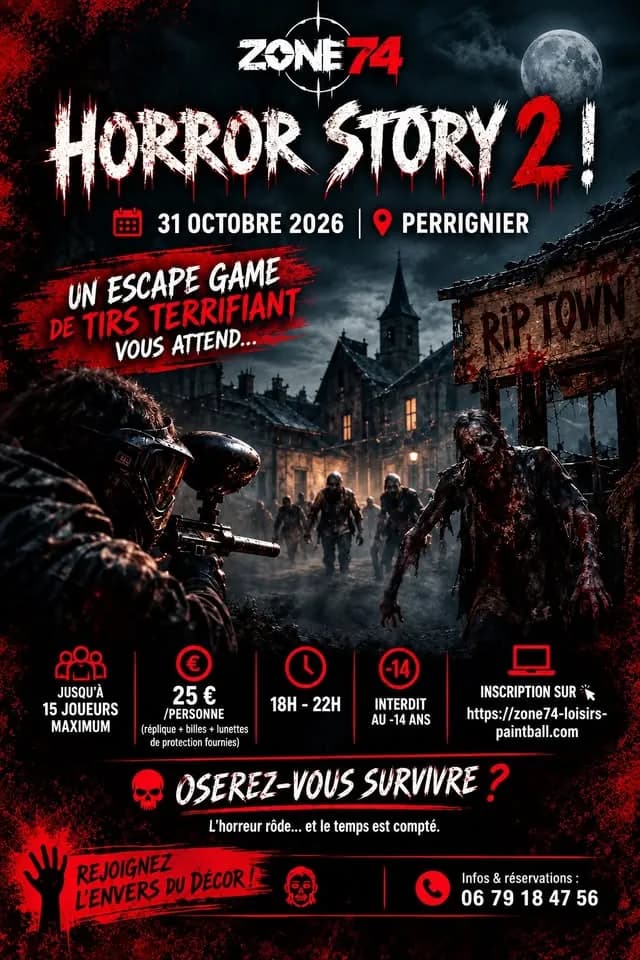Zone 74 horror story 2 — Scénario à Perrignier