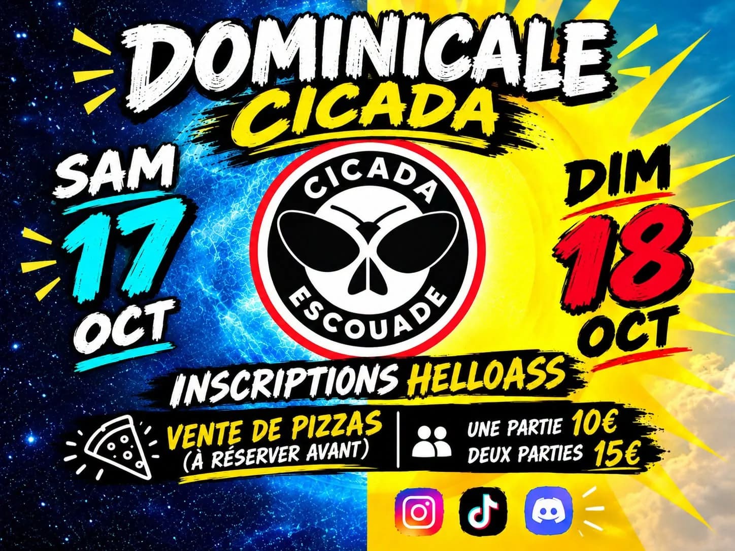 Double Dominicale Nocturne + Journée — Scénario à Cavaillon