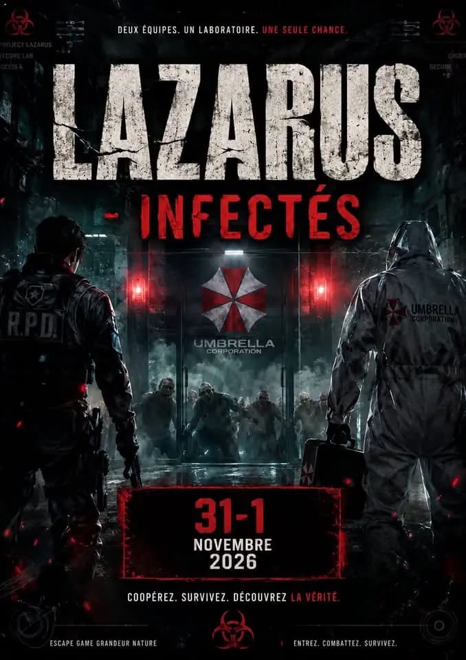 LAZARUS — Infectés — Open Play à Pontenx-les-Forges