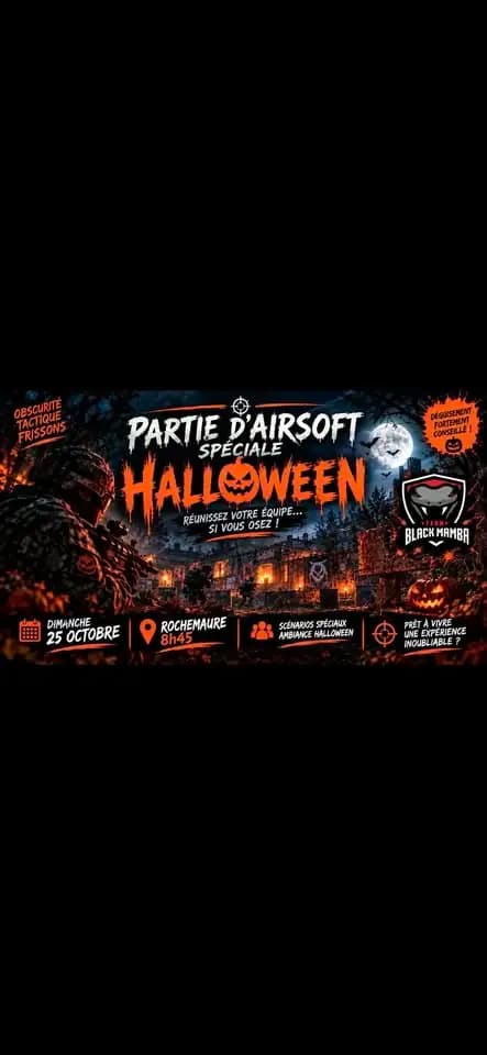 Airsoft spécial Halloween — Scénario à Rochemaure