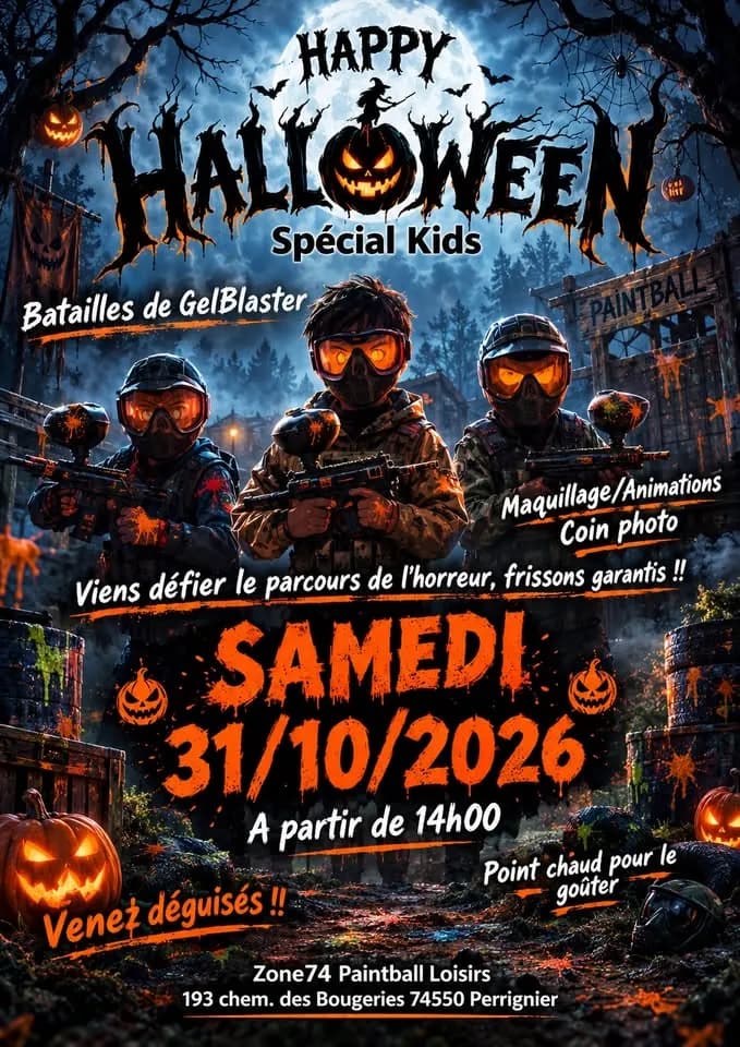 Happy Halloween spécial kids — Scénario à Perrignier