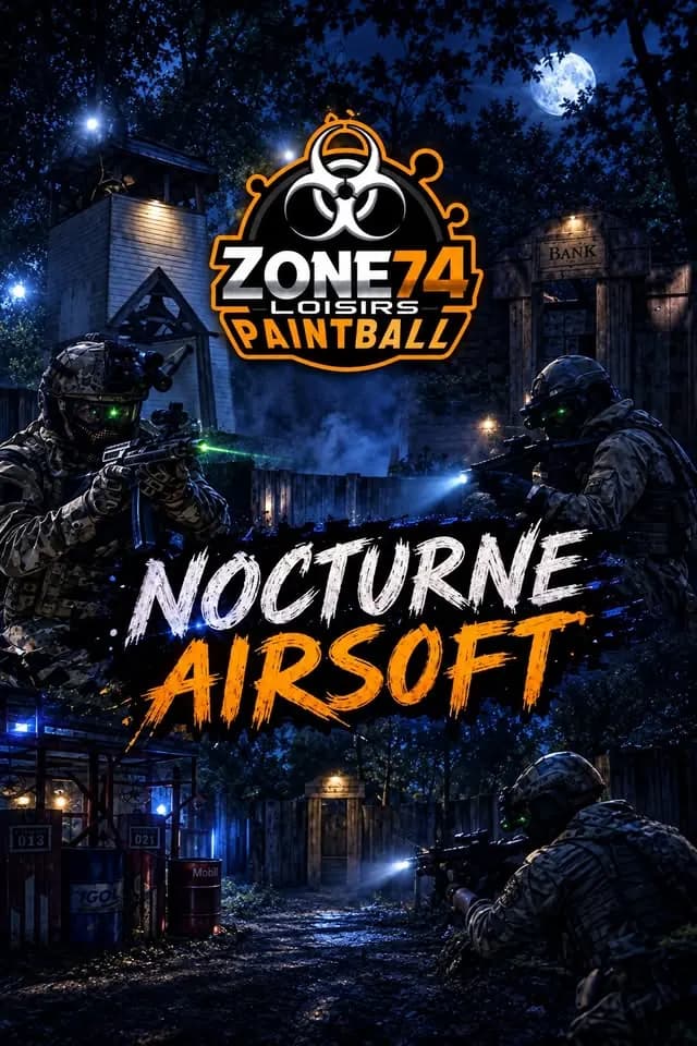 Nocturne airsoft — Open Play à Perrignier