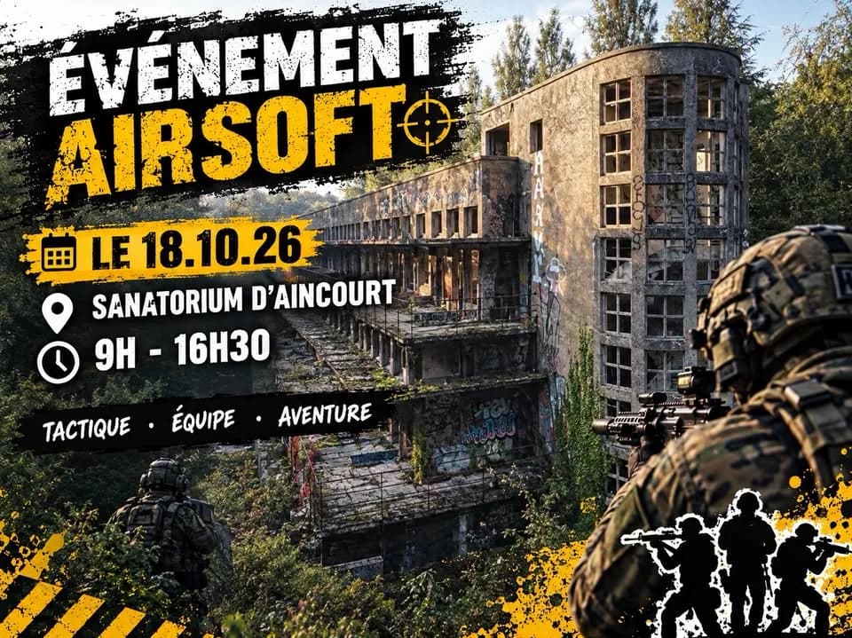 Airsoft Sanatorium (Alpha Unit) — Open Play à Mouy