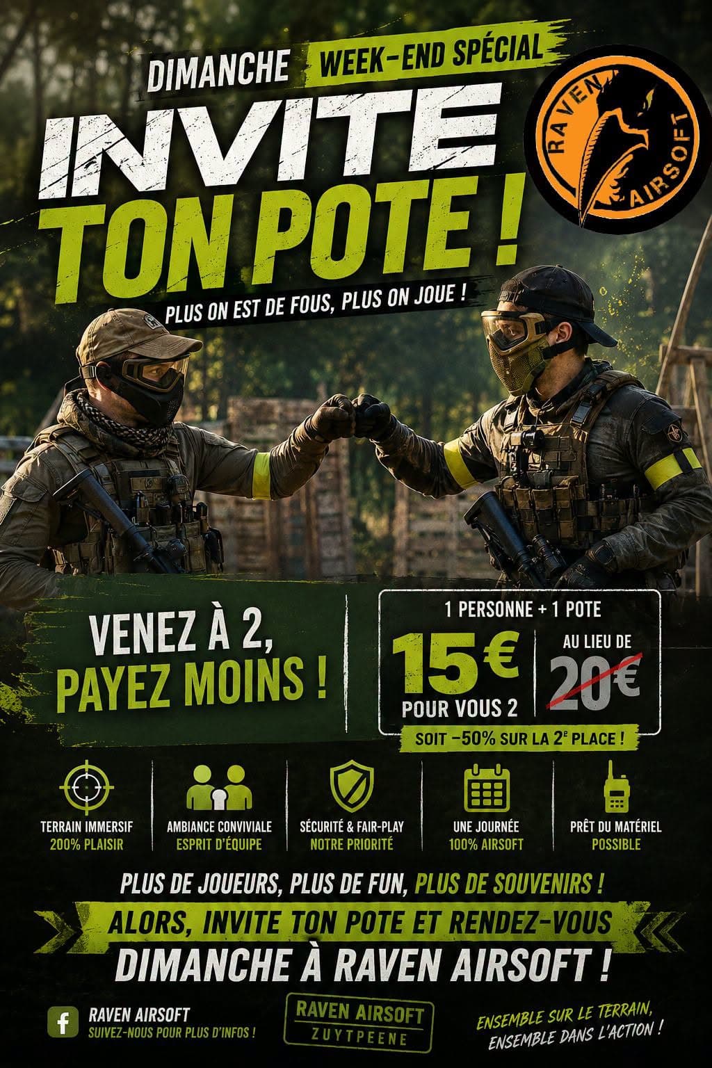 Invite ton pote — Dimanche 6 septembre — Open Play à Zuytpeene