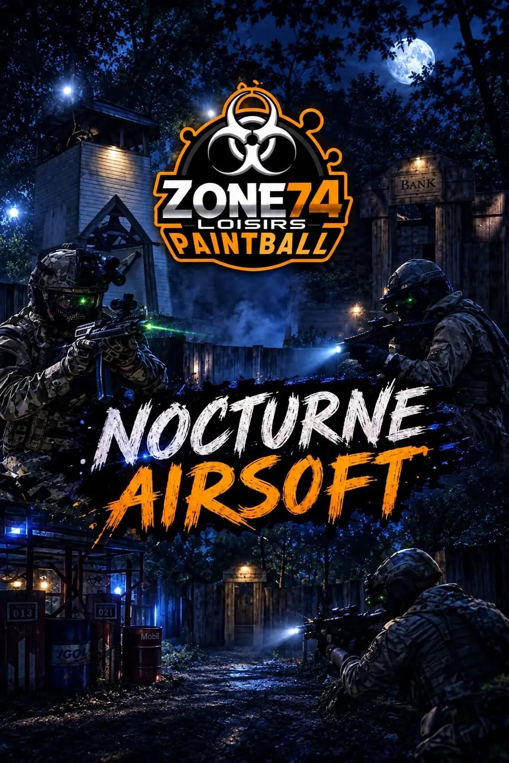 Nocturne airsoft — Scénario à Perrignier